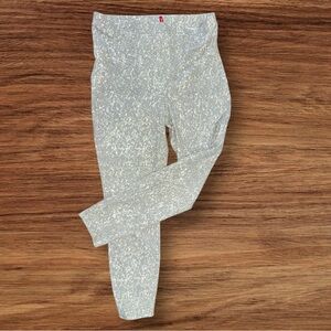 Spanx Grey Speckled Jean-ish Leggings XL